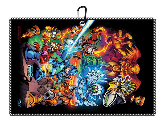 Mega Man Disc Golf Towel