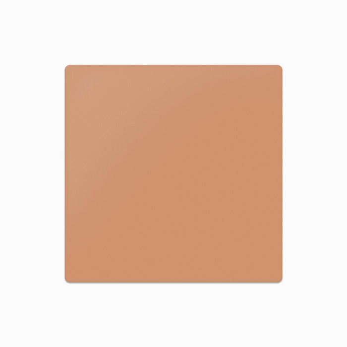 Metal Swatches in a warm clay-inspired powder coat offering a unique, durable finish for floating shelf hardware options