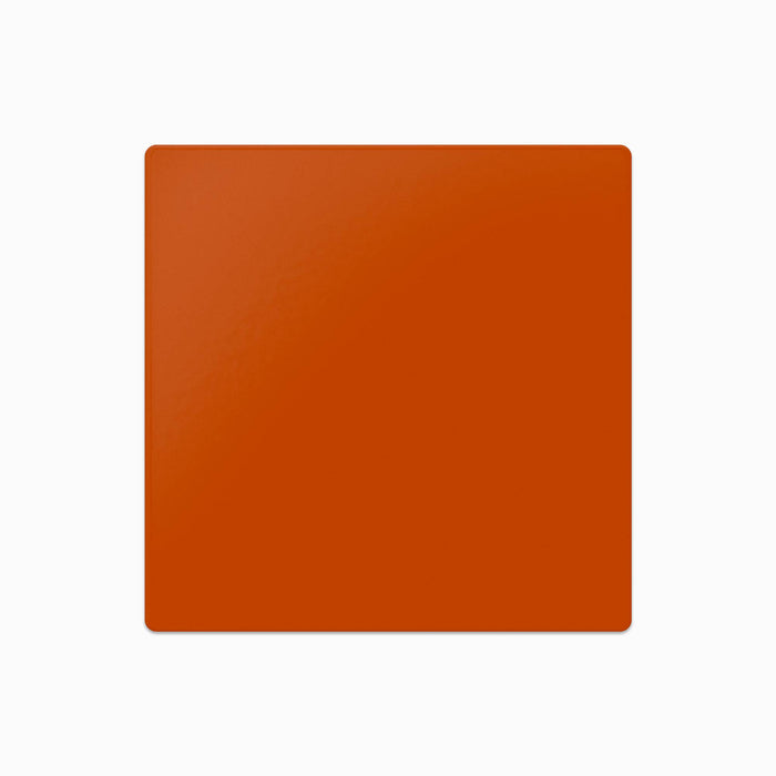 Metal Swatches in a deep rust-inspired powder coat finish offering durable, American-made floating shelf hardware options