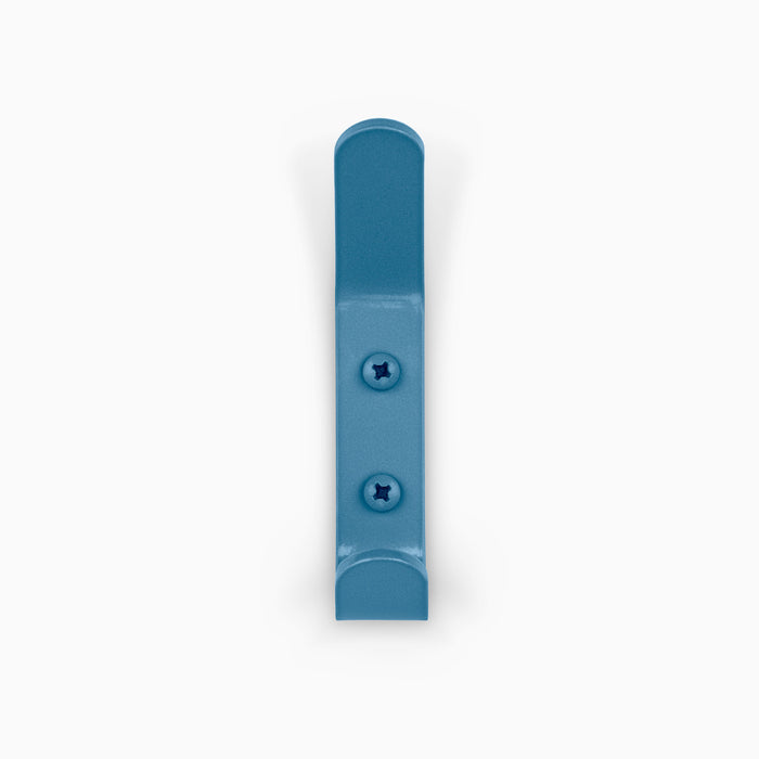 Mini Doohooky Wall Hook in Winkler blue steel with a simple, functional design for wall hooks and hangers by Shelfology