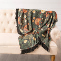 Moody Floral Throw