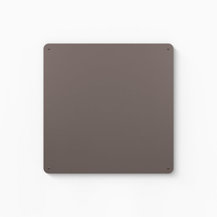 Mosey Shapes Square Magnet Board in arsenic steel with minimalist design for modern wall display and organization