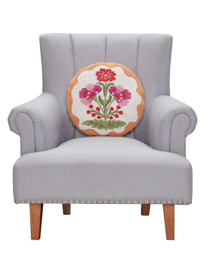 Mughal Flower Hook Pillow