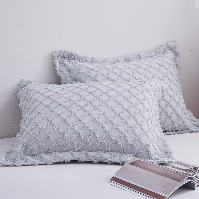 MyTickie Chenille Collection Pillow Shams (Set of 2)