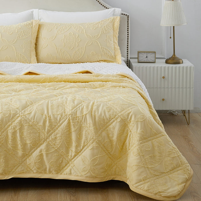 Lemon Yellow & White / King