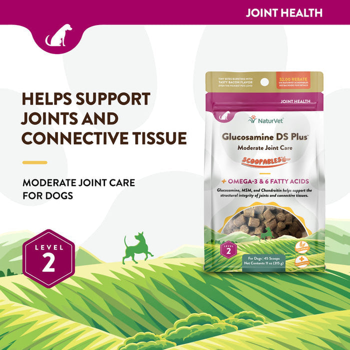 NaturVet Scoopables Glucosamine DS Plus™ Moderate Joint Care