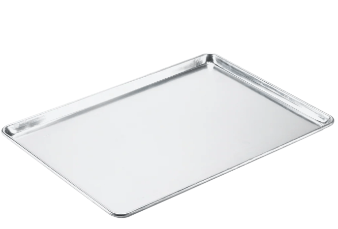 New Browne Bun Pan Full Size, 18x26x1"/45.7x66x2.54cm, Aluminum, 20 gauge (58182632) - Falcon Restaurant Supply - 1