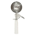 New Browne Disher, Standard, Size 10, 3.45oz/102ml, w/Ivory Handle, Stainless (573310) - Falcon Restaurant Supply - 1