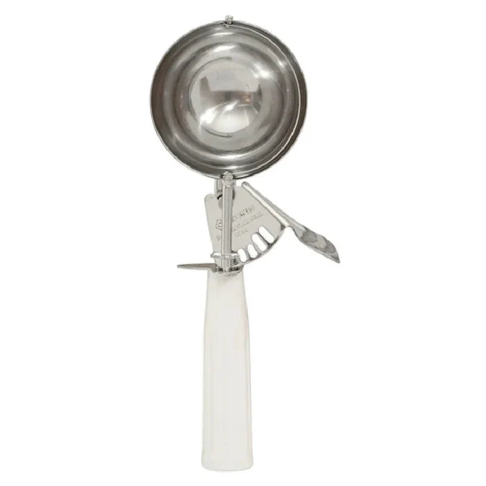 New Browne Disher, Standard, Size 10, 3.45oz/102ml, w/Ivory Handle, Stainless (573310) - Falcon Restaurant Supply - 1