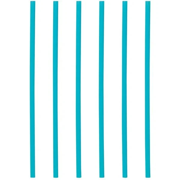 New Phade 7.75" Jumbo Blue Wrapped Compostable Drinking Straws - 375/Box - Falcon Restaurant Supply - 1