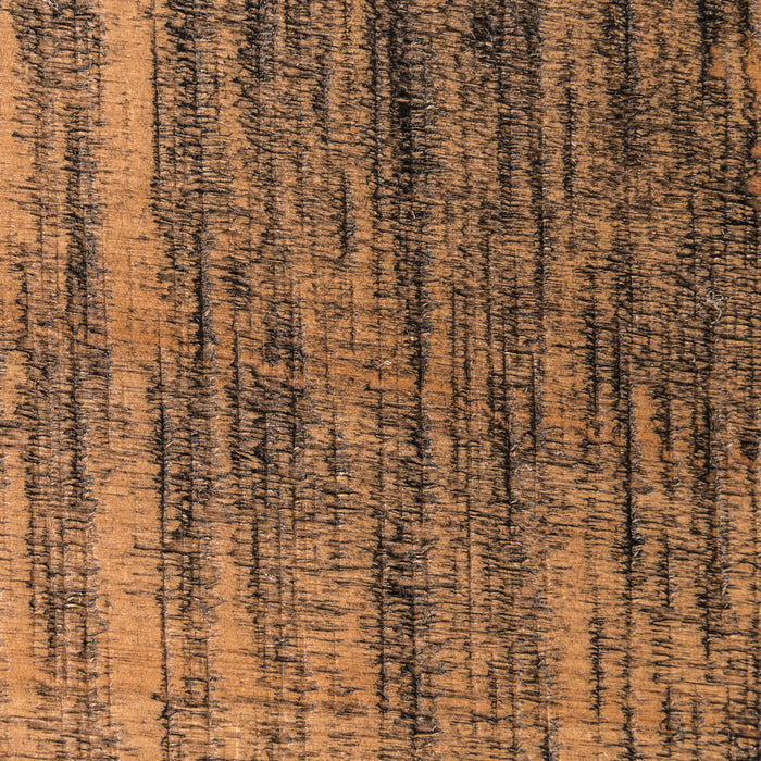 Close-up texture of Nutmeg Rustic Wood Slab showing natural wood grain for solid hardwood wall shelves by Shelfology.