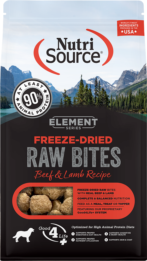 NutriSource Element Series Freeze-Dried Beef & Lamb Recipe