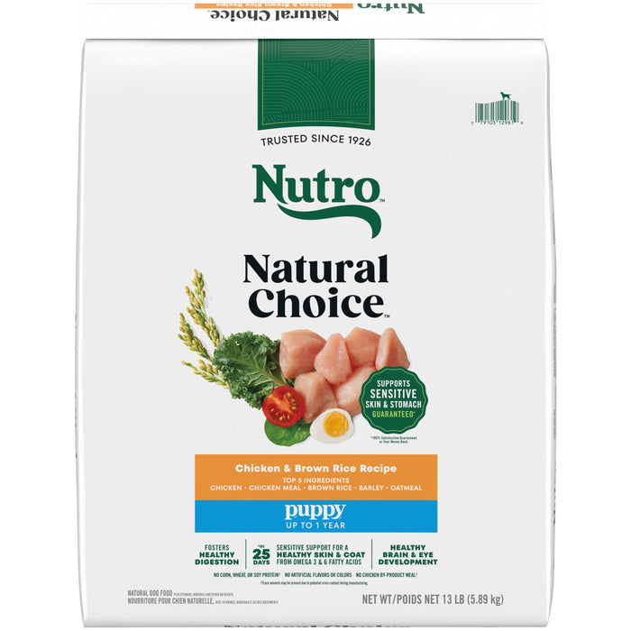 Nutro Natural Choice Chicken & Brown Rice Recipe Dry Food Puppy