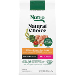 Nutro Natural Choice Small Breed Senior  Chicken & Brown Rice Recipe Dog Food