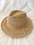 Open Weave Straw Hat ~ 2 Styles