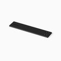 Otto Countertop Bracket in matte black steel featuring a minimalist, durable design ideal for secure mounting of custom floating shelves and display ledges.