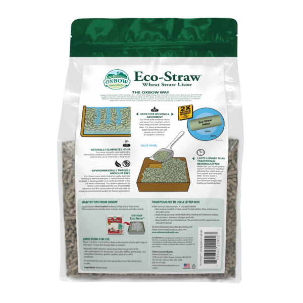 Oxbow Enriched Eco-Straw Litter for Small Animals