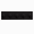 Peggy Square 5 Wall Hook in matte black metal with five sturdy pegs for sleek wall hooks and efficient wall organization