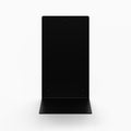 Perch Square Plant Shelf in matte black steel with simple floating design for sleek wall display and organization