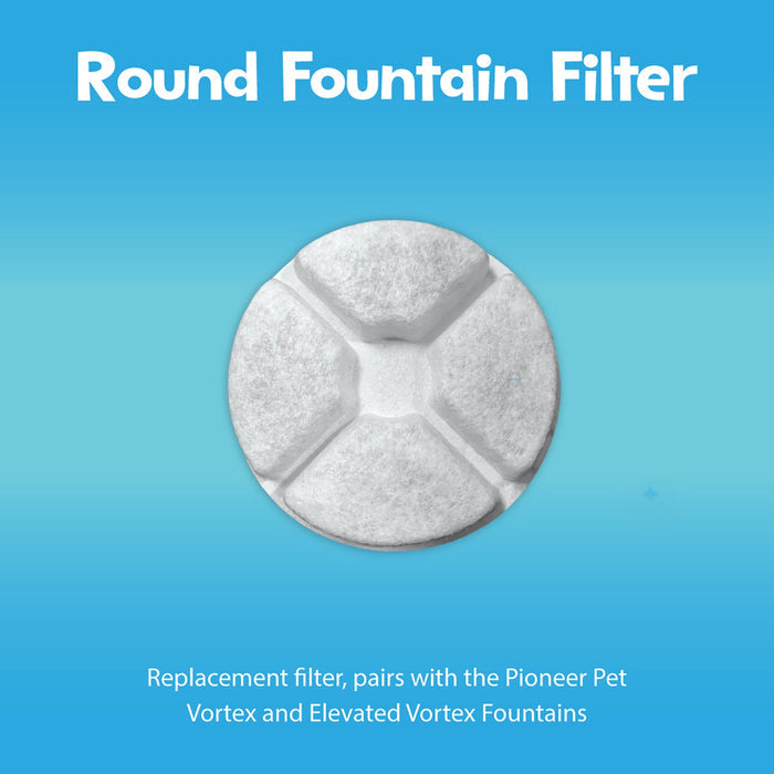 Pioneer Pet #3039 Round Filter 3 Pack for Vortex and Elevated Vortex Only