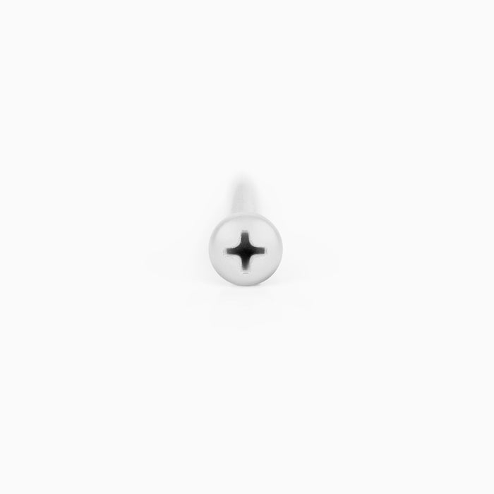 1" / White Matte