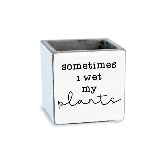 Sometimes I Wet My Plants