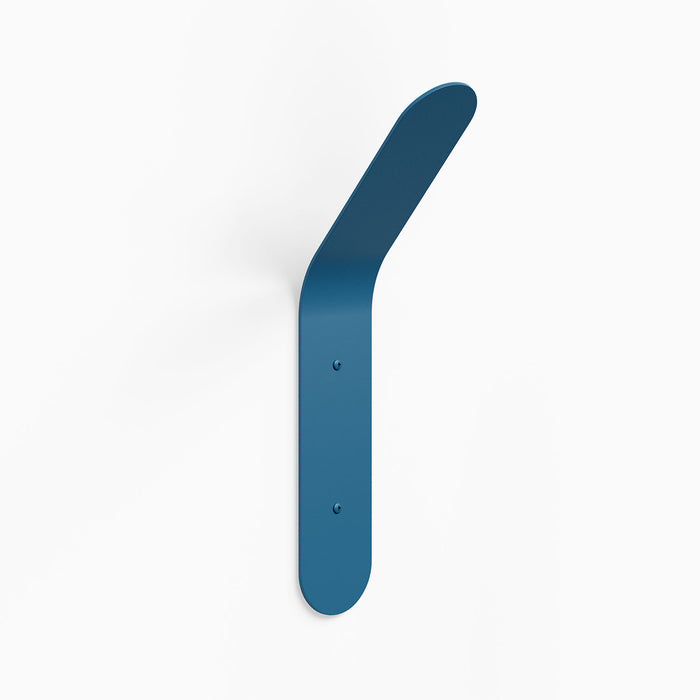 Really Big Popsicle Wall Hook in matte blue steel designed for playful, functional wall storage and organization