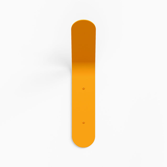Really Big Popsicle Wall Hook in bright orange steel with rounded edges for bold, functional wall storage and organization