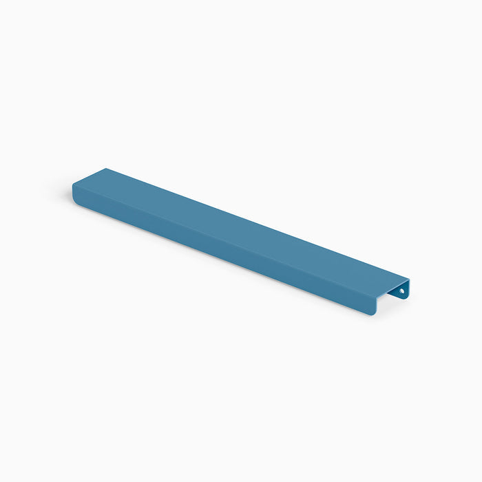 Rem Cabinet Pull - None in winkler blue with a clean, functional design for durable shelf and wall display hardware integration