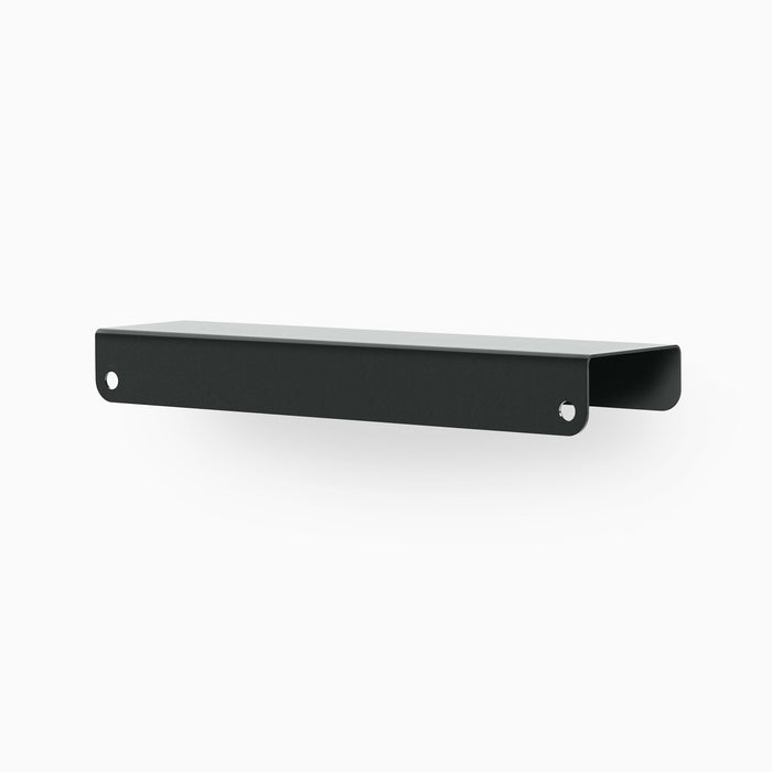 Rem Cabinet Pull - None in matte night black with a sturdy minimalist design for functional shelf and wall hardware integration