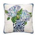 Rhapsody In Blue Hook Pillow ~ Sally Eckman Roberts