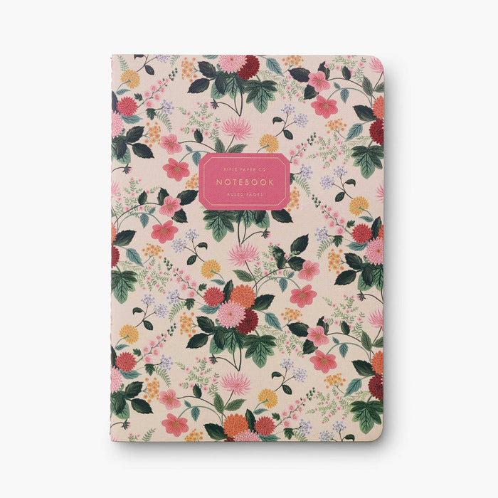 Rifle Paper Co. Set of 3 Dahlia Notebooks