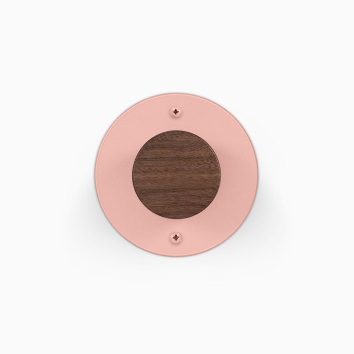 Walnut Clear / Pink Flash