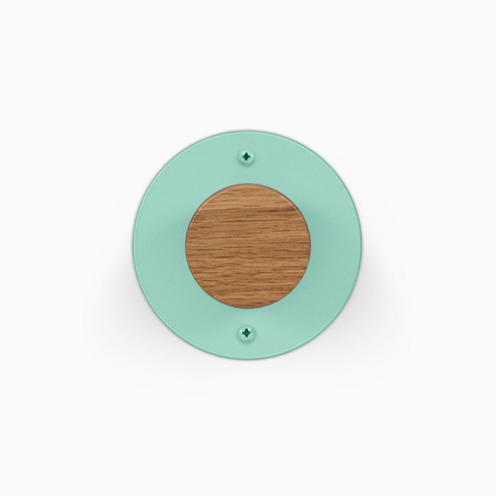 White Oak Clear / Aqua Socks