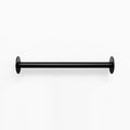 Russel Wall Ladder in matte black steel with minimalist tubular design for sleek wall display and organization