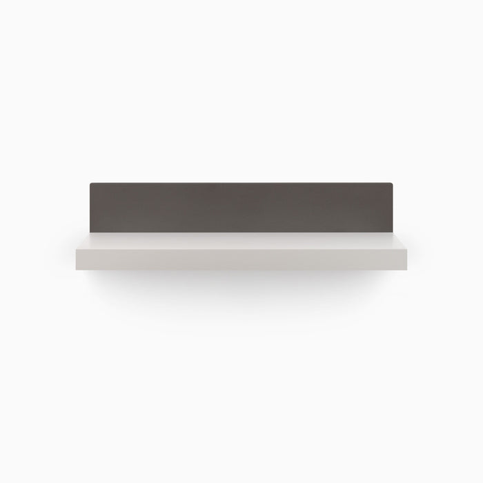 Skaksel Concretey Floating Shelf with clean concrete ledge and dark steel mount for modern wall display and organization