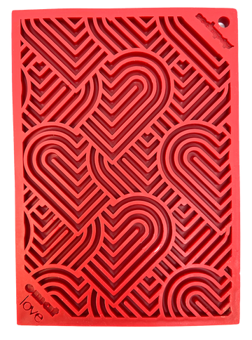 SodaPup Heart Design "Love" eMat Lick Mat