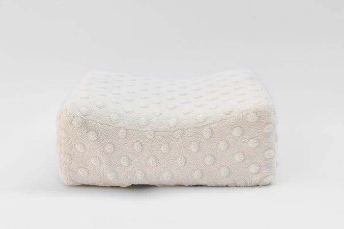 cream bowroo nursing pillow product image on white background