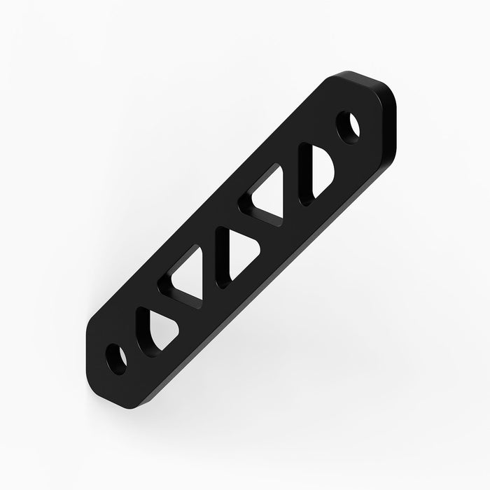 Studly Wall Storage System Steel Shelf Bracket in black steel, designed for strong support with a minimalist style to secure floating shelves and display ledges.