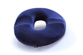 The best hemorrhoid pillow for hemorrhoid pain, memory foam, from Max Comfort, blue