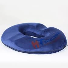 The best hemorrhoid pillow for hemorrhoid pain, memory foam, from Max Comfort, blue