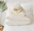 TM Home Fitted Sheet Set – 100% Cotton Percale – Breathable & Cooling Comfort – All-Season Luxury
