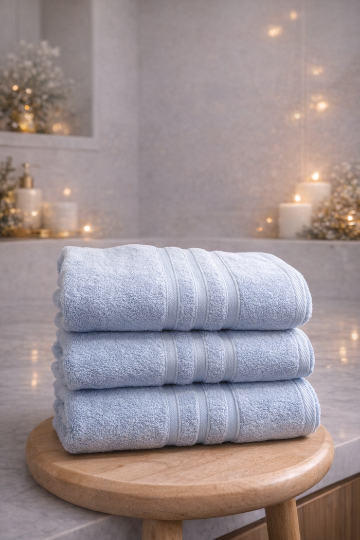 TM HOME Premium  Jacquard Towel  – Large 120×60 cm – 750g Ultra-Absorbent 100% Egyptian Cotton – Soft, Durable