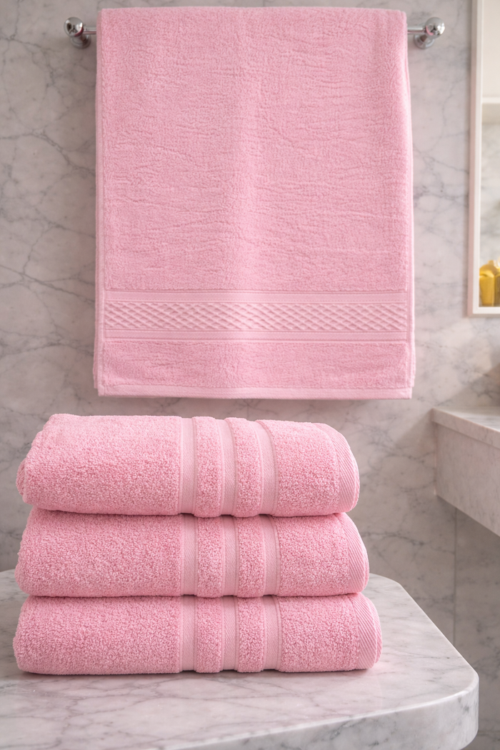 TM HOME Premium  Jacquard Towel  – Large 120×60 cm – 750g Ultra-Absorbent 100% Egyptian Cotton – Soft, Durable