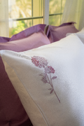 TM Home “Sharm Flower” 3-Piece Embroidered Bedding Set 100% Egyptian Cotton – 600TC – 150,000-Stitch Floral Elegance