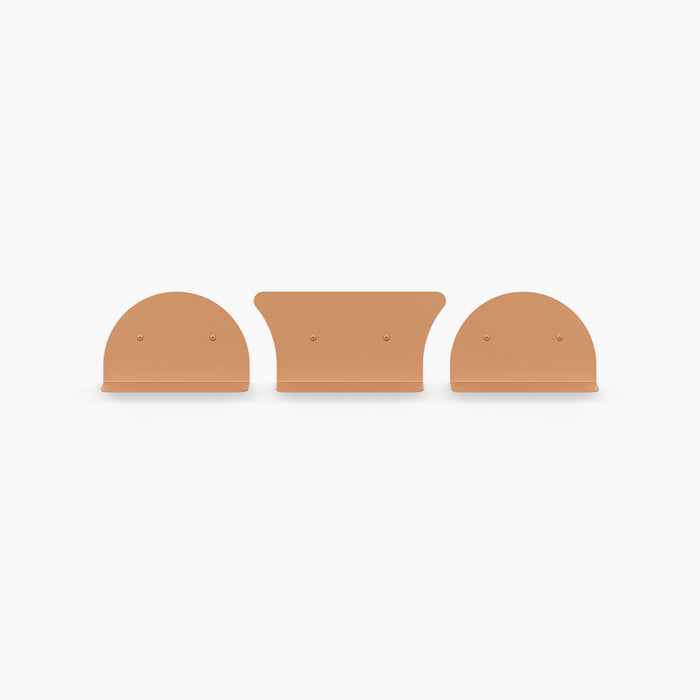 8" Shelves / 2 Concave + 1 Convex / Claymore