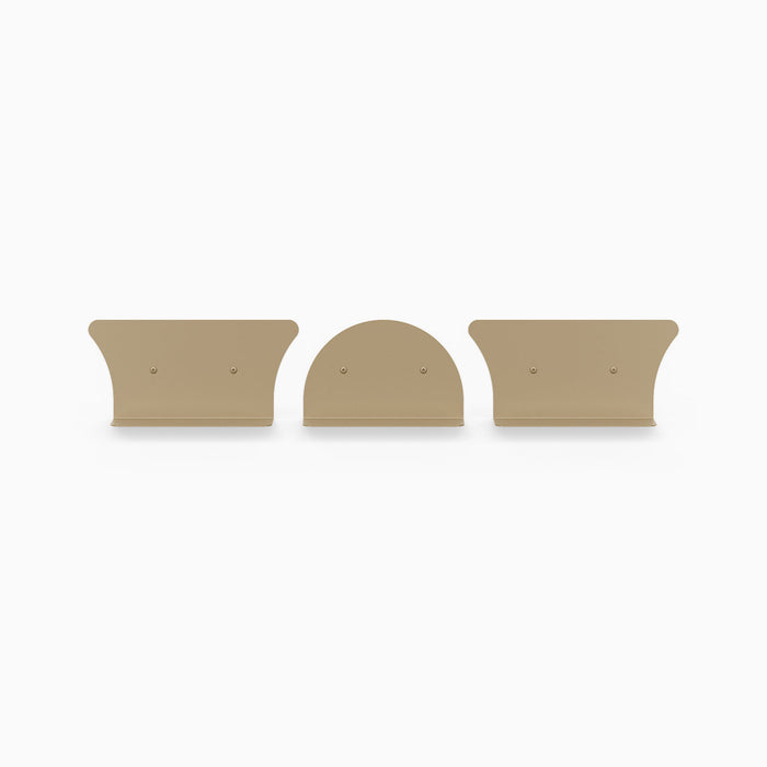 8" Shelves / 2 Concave + 1 Convex / Cowabunga