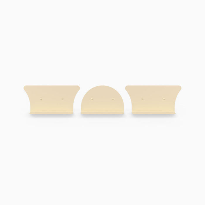 8" Shelves / 2 Concave + 1 Convex / Dune