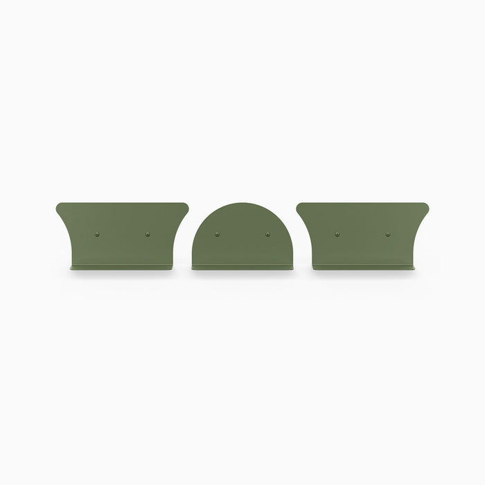 8" Shelves / 2 Concave + 1 Convex / Army Brat