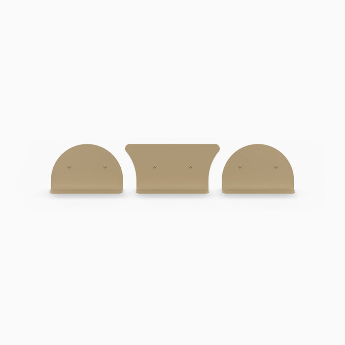 8" Shelves / 2 Convex + 1 Concave / Cowabunga